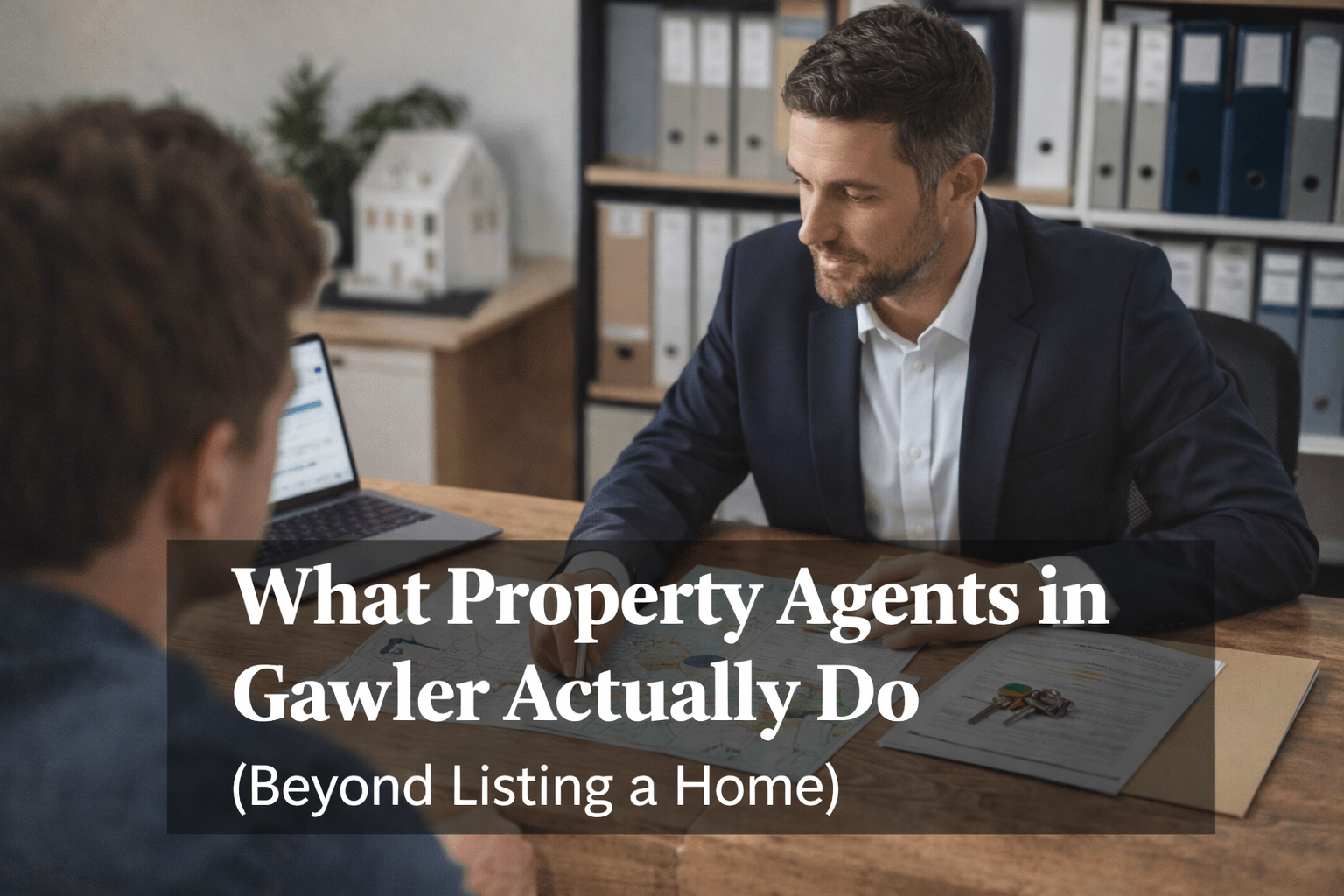 Diagram showing the full role of property agents in Gawler beyond online listings