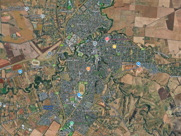 gawler aerial view from google
