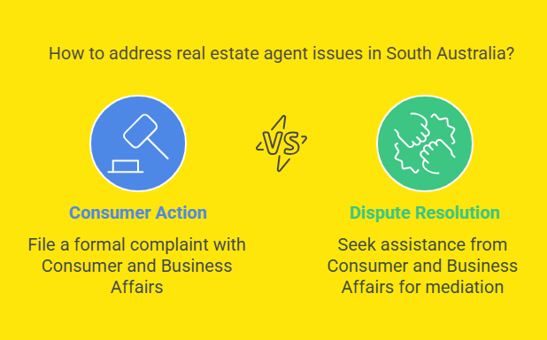 how to address real estate issues in south australia