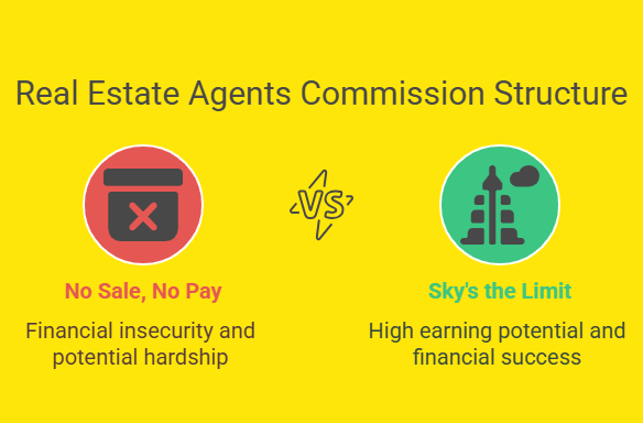 real estate agents commission structure
