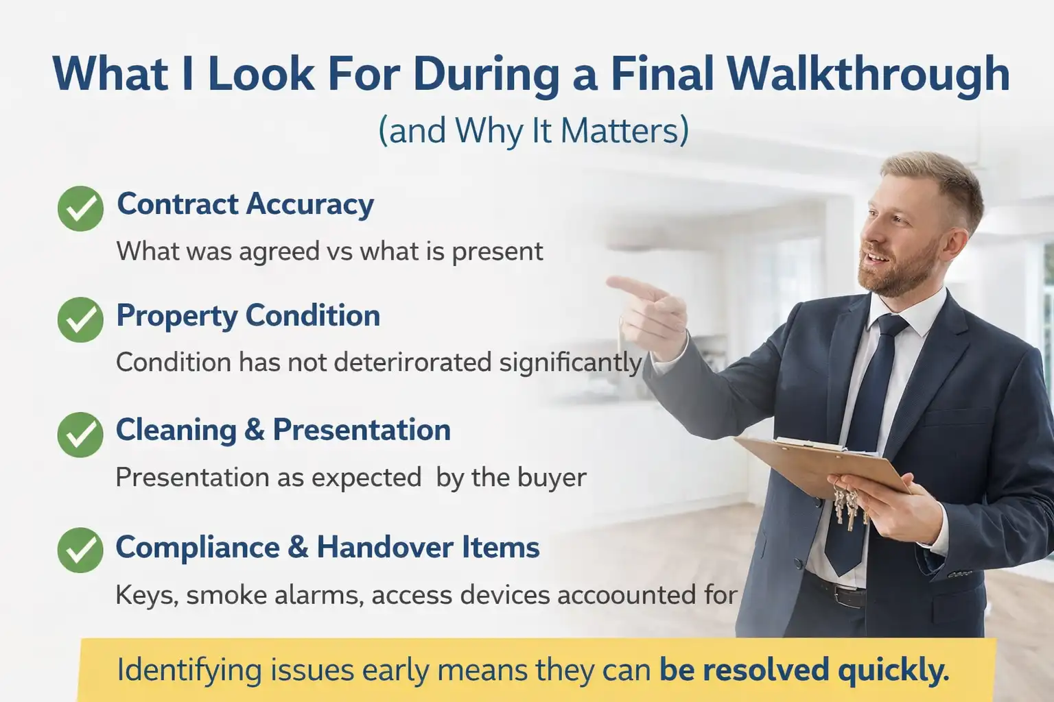 What I Look For During a Final Walkthrough (and Why It Matters)