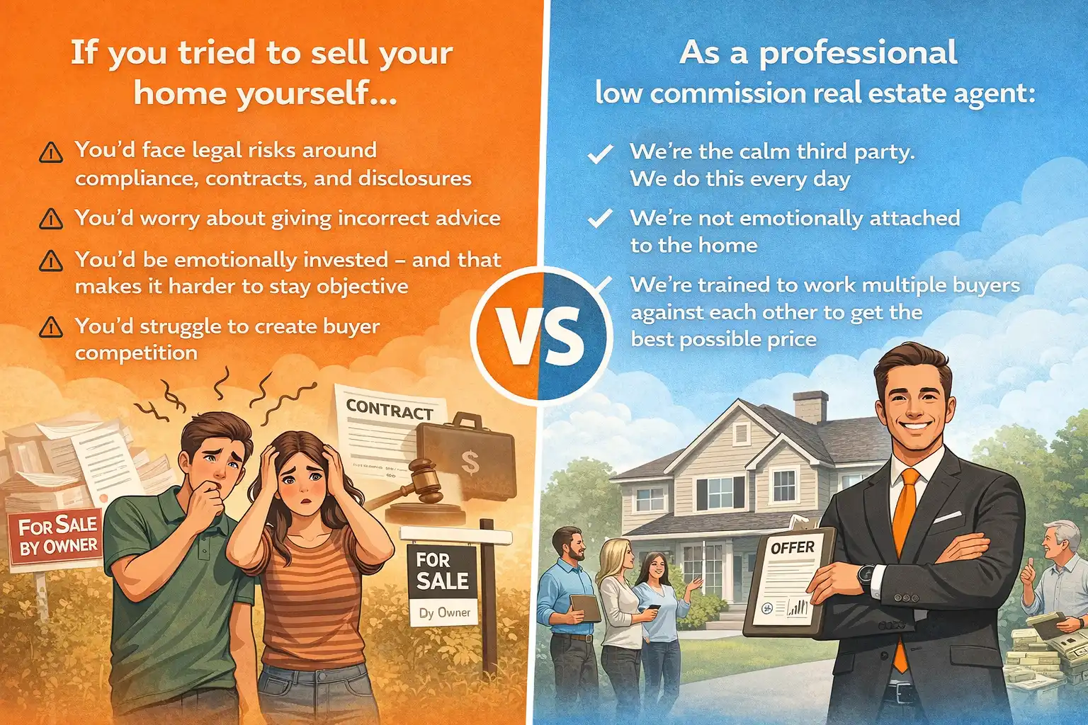 sell yourself vs agent