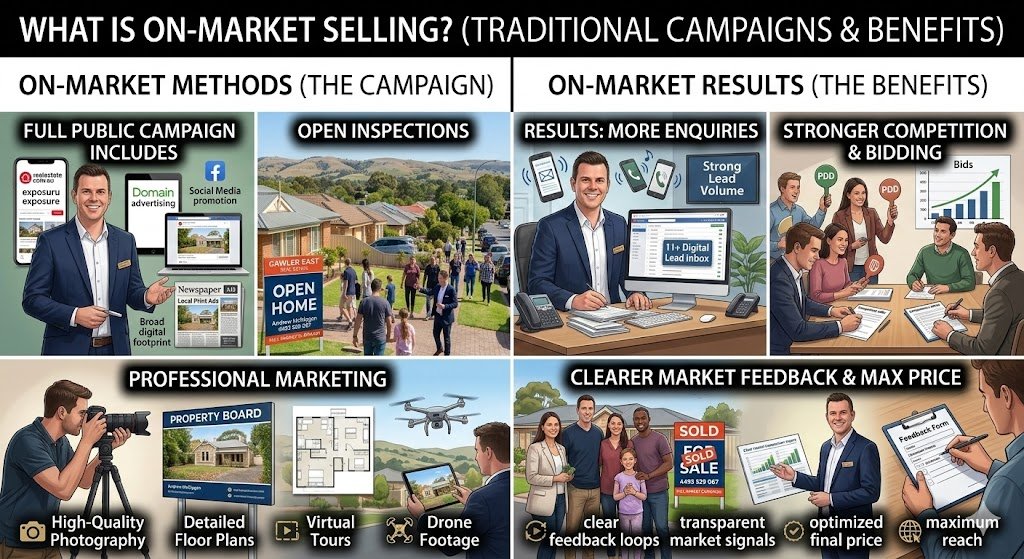 What Is On-Market Selling
