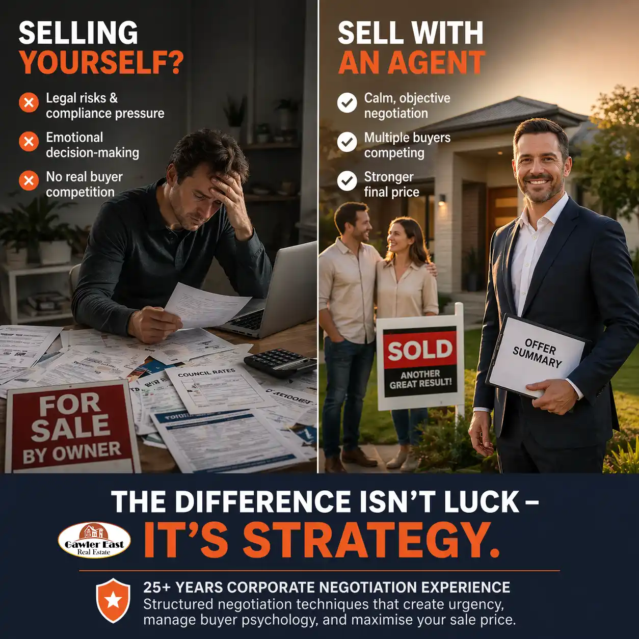 Selling with a low commission real estate agent